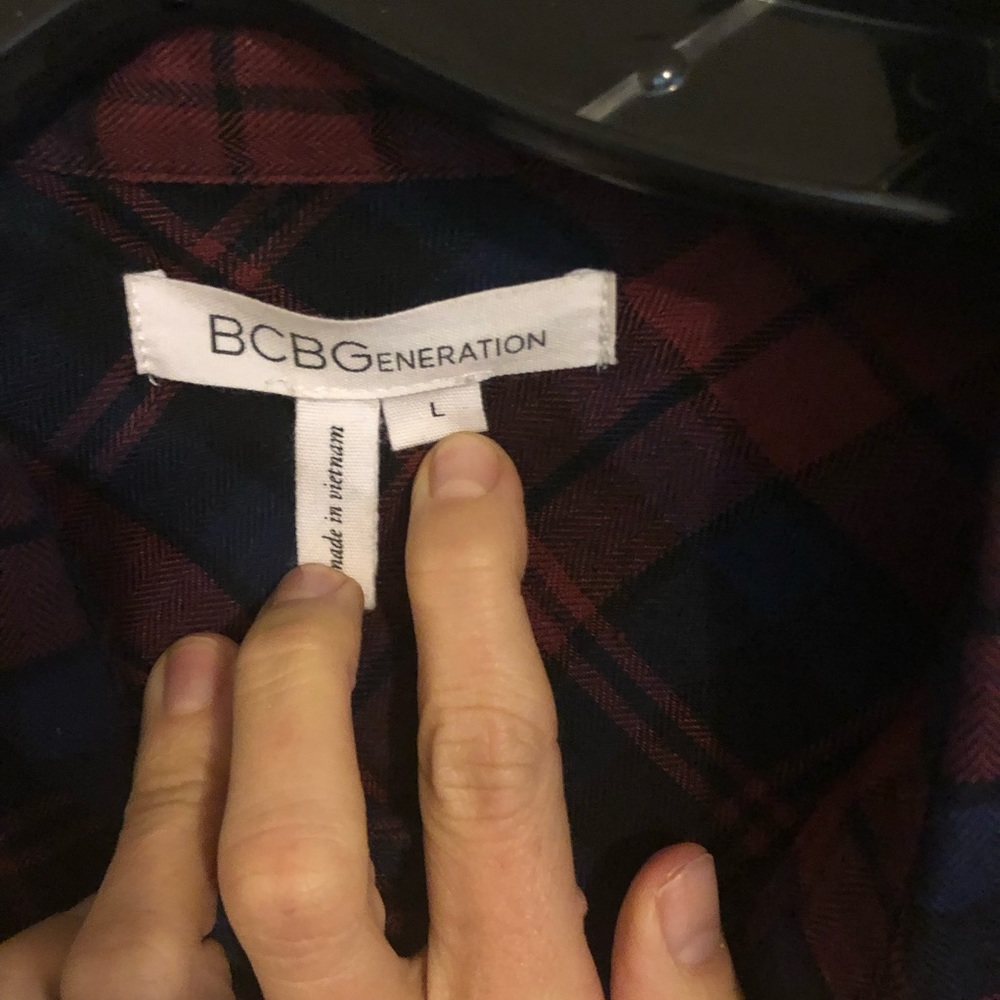 Bcbgeneration Plaid Button Up - image 3